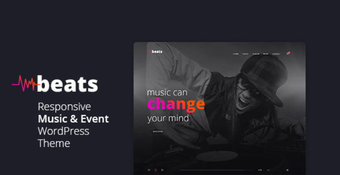 Beats - Responsive Music & Event WordPress Theme
