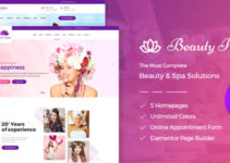 Beauty Salon Spa WordPress Theme - BeautyPress