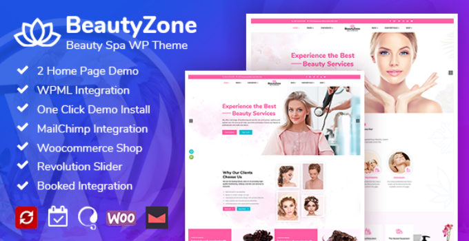 BeautyZone: Beauty Spa Salon WordPress Theme