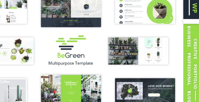 BeGreen - Multi-Purpose WordPress Theme for Planter - Landscaping- Gardening