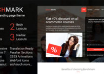 Benchmark - Responsive Multipurpose One Page Landing Page WordPress Theme