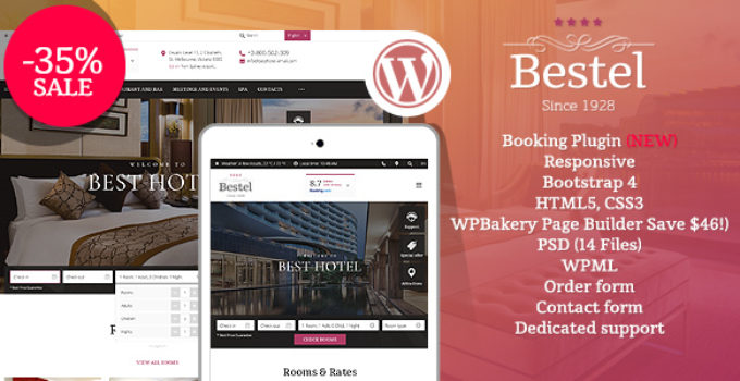 Bestel Hotel WordPress Theme