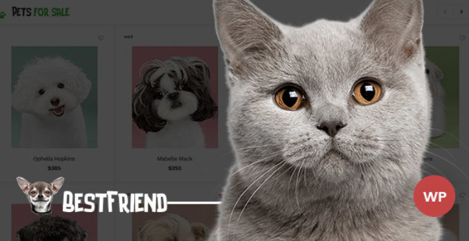 Bestfriend - Pet Shop WordPress WooCommerce Theme