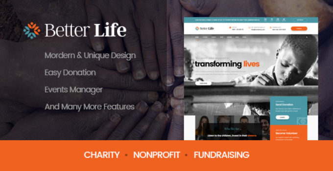 BetterLife - WordPress Theme For Churches And Charity