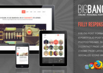 Bigbang - Responsive WordPress Template