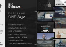 BigStream - Multipurpose Multi/One Page Responsive WordPress Theme