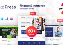 BiziPress - Finance Insurance Agency WordPress Theme