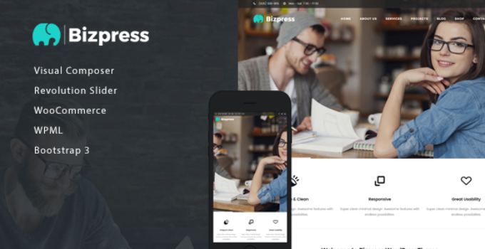 BizPress - Business & Corporate WordPress Theme