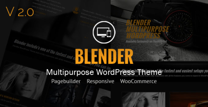 Blender WordPress Portfolio Theme