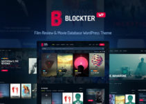 Blockter - Movie & TV Show database WordPress Theme