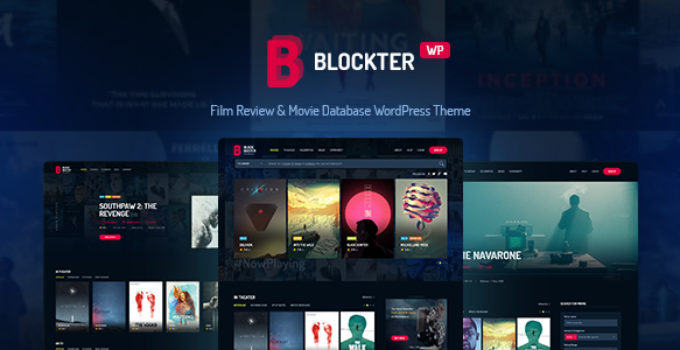 Blockter - Movie & TV Show database WordPress Theme