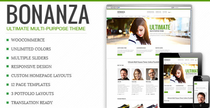 Bonanza - Responsive Multi-Purpose WordPress Theme
