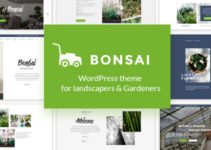 Bonsai - WP Theme for Landscapers & Gardeners