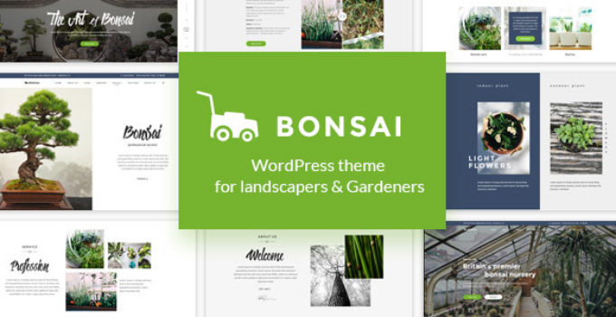 Bonsai - WP Theme for Landscapers & Gardeners