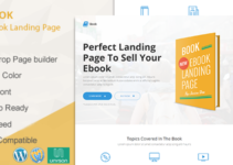 Book - Responsive Ebook Landing Page WordPress Theme