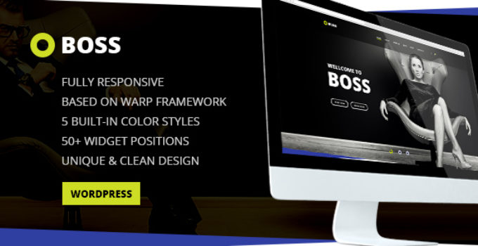 Boss — Modern Agency and Business WordPress Theme