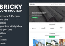Bricky: A Construction & Builders WordPress Theme