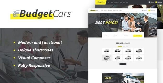 Budget Cars | Used Car Dealer & Store WordPress Theme