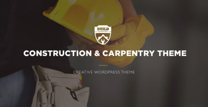 Build - Construction & Carpentry WordPress Theme