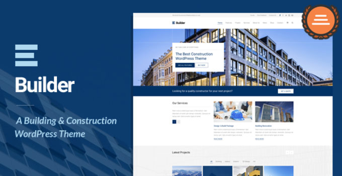 Builder - Building & Construction WordPress Theme
