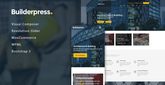 BuilderPress - Building Construction WordPress Theme