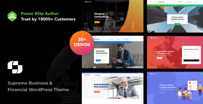 Business Businext - Business and Financial Institution WordPress Theme