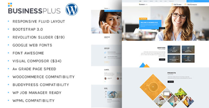 Business Plus - Corporate Business WP Theme