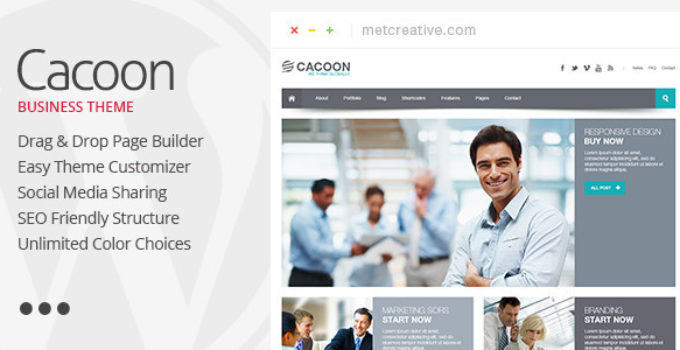 Cacoon - Responsive Business WordPress Theme