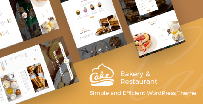 Cake - Easy Slight Bakery & Backing Theme
