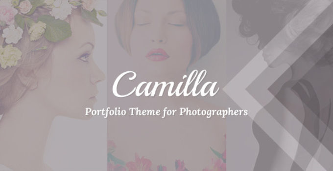 Camilla - Horizontal Fullscreen Photography Theme!