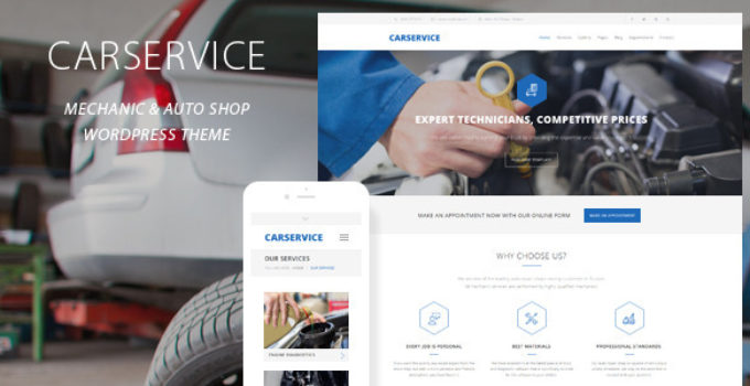 Car Service - Mechanic Auto Shop WordPress Theme