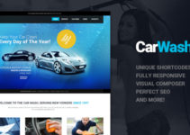 Car Wash, Auto Mechanic & Repair Shop WordPress Theme