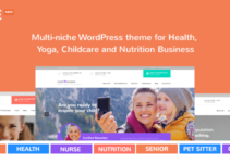 Care – Multi-niche WordPress theme for Health, Yoga, Childcare and Nutrition Business