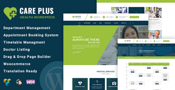 CarePlus - Health and Care Responsive Medical WordPress Theme