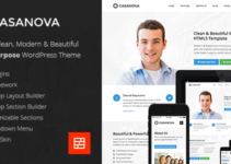 Casanova - Responsive Multipurpose WordPress Theme