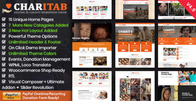 Charitab - Nonprofit Charity WordPress