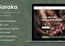 Charity Theme - Soraka Non-profit Organization WordPress Theme