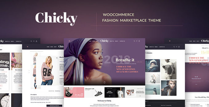 Chicky - WordPress Fashion Marketplace Theme