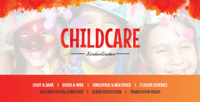 Child Care - Children & Kindergarten WP Theme