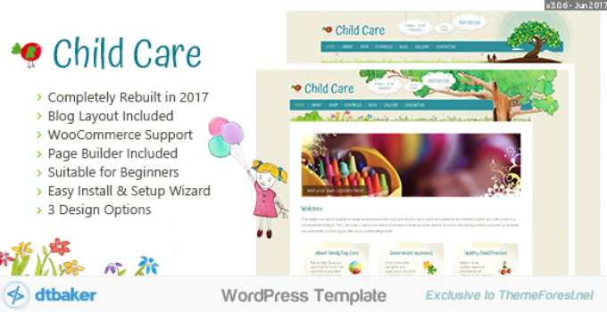 Child Care Creative - WordPress Shop Theme