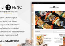 Chilipeno - Recipe & Food WordPress Theme