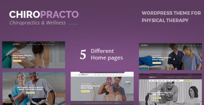 Chiropracto - Physical Therapy WordPress Theme