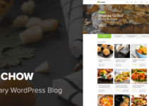 Chow - Recipe & Food WordPress Theme