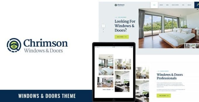 Chrimson | Windows & Doors Services WordPress Theme