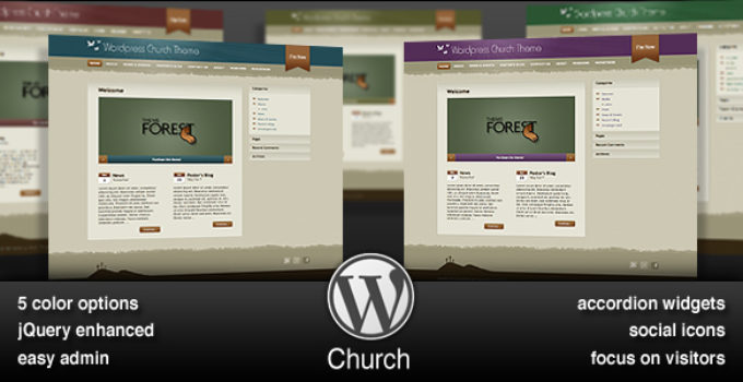 Church: WordPress Theme for Online Ministry