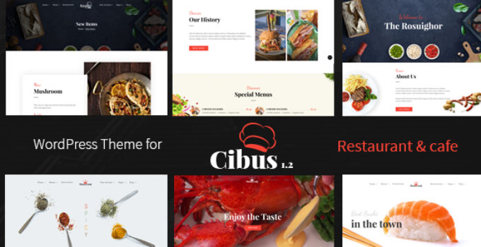 Cibus - Restaurant & Cafe WordPress Theme