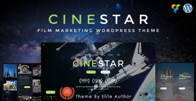 CINESTAR | Film Marketing Responsive WordPress Theme