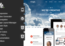 Cingle | Responsive One Page WordPress Theme