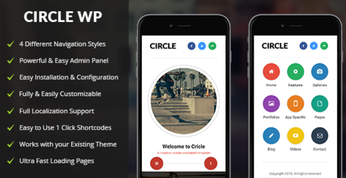 Circle Mobile | Mobile WordPress Theme
