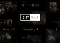 CitySoul Music WordPress Theme - Nightclub Party Bars Lounge